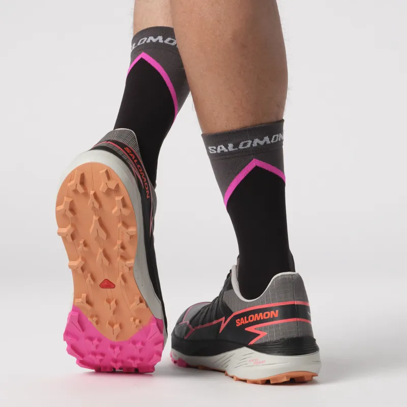 Salomon Thundercross Men's Trail/Fell Running Shoe in Plum Kitten/Black/Pink Glow-7